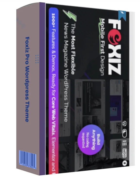 foxiz pro premium wordpress theme original license files news magazine app style
