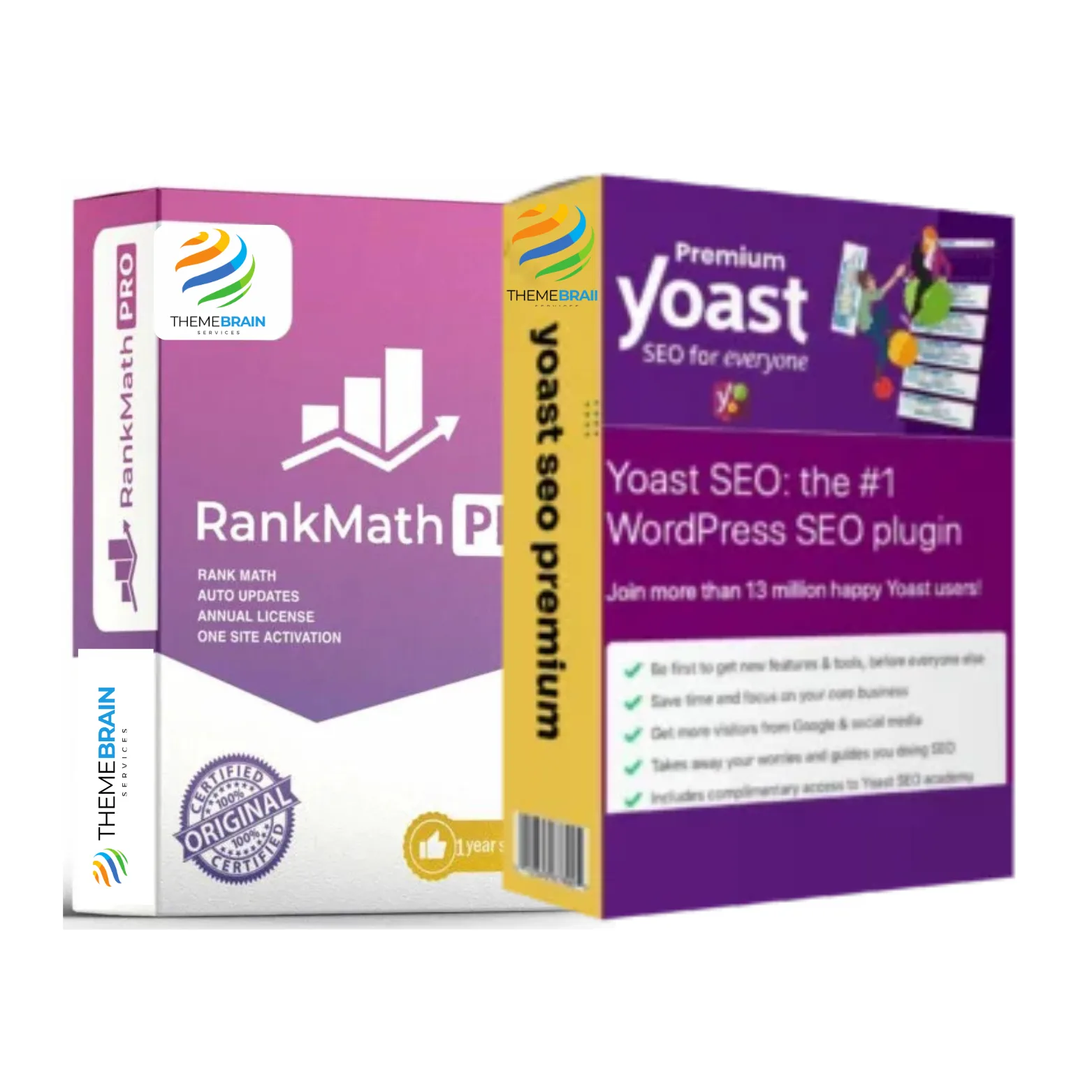 premium seo plugin bundle original yoast seo premium and rank math pro original license files dashboard