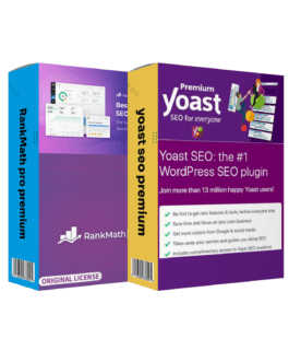 🚀Premium SEO Plugin Bundle: Yoast SEO Premium + Rank Math Pro