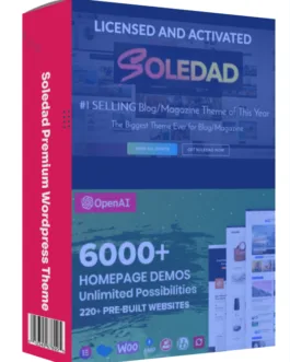 Soledad Premium WordPress Theme [v8.x] – Multi-Concept Blog & News (2026)