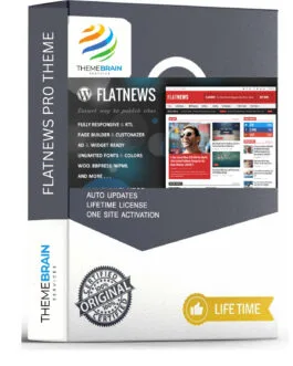 FlatNews Premium WordPress Theme [Latest 2026] – Ultra-Responsive Flat Design