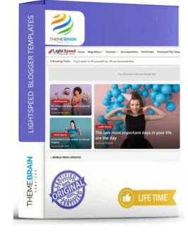 Light Speed – Premium Blogger Template for Ultra-Fast Performance & SEO