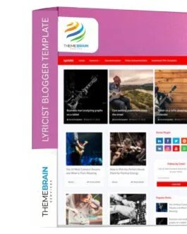 Lyricist Blogger Template β Premium Blogger Theme for Music & Lyrics Blogs