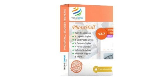 PhotoHall Blogger Template