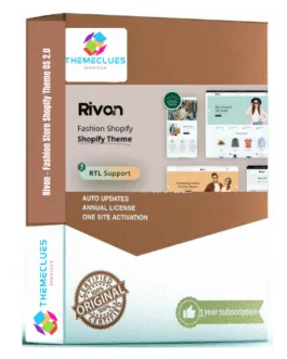 Rivon Fashion Store Shopify Theme [Latest 2026] – Premium OS 2.0 Apparel Engine