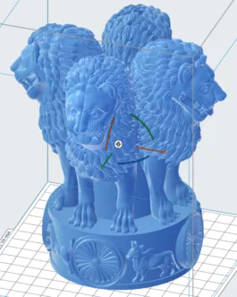 3D Ashoka Stambh Model β High-Quality Digital File for 3D Printing