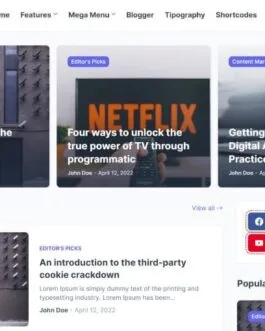 SeoFlex – SEO-Optimized Blogger Template for Higher Google Rankings in 2026