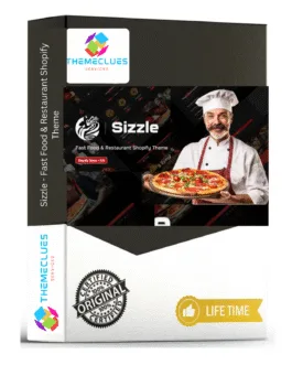 Sizzle Fast Food Restaurant Shopify Theme [Latest 2026] – Premium OS 2.0 Delivery Engine
