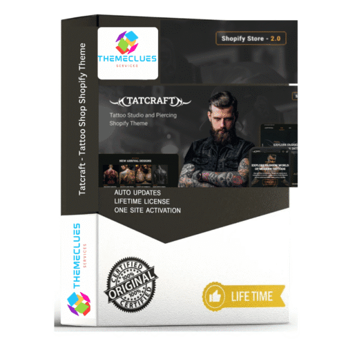 Tatcraft – Tattoo Shop Shopify Theme 🖤🖋️