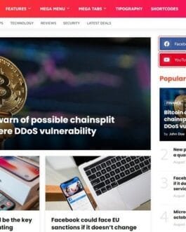 TechSpot – Premium Blogger Template for Tech Blogs & News Websites