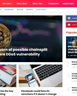 TechSpot – Premium Blogger Template for Tech Blogs & News Websites