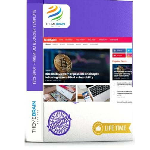 TechSpot Premium Blogger Template