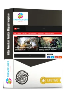 Video Premium Blogger Template – Best Blogger Theme for Vloggers & Creators