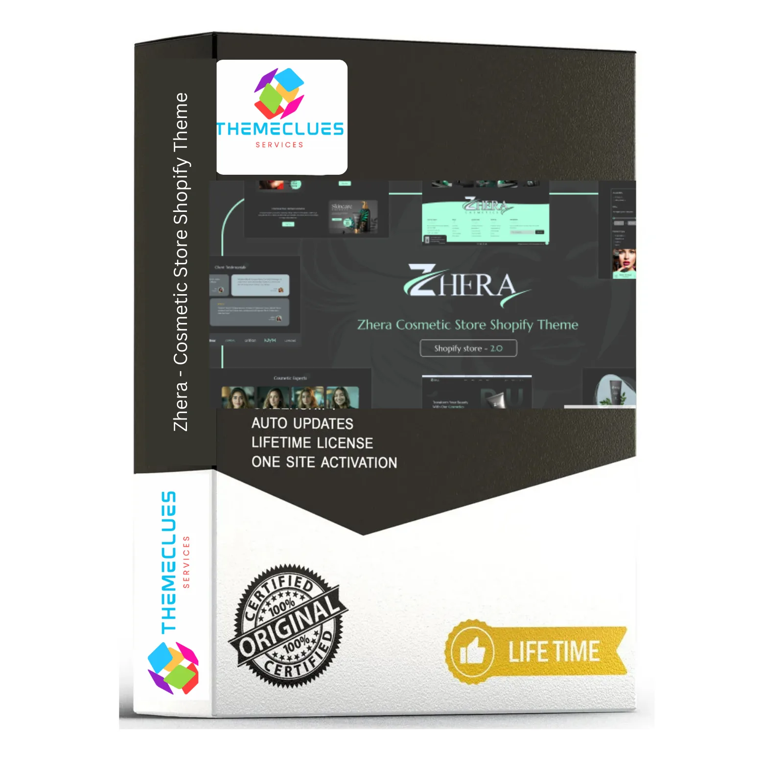 zhera cosmetic store shopify theme original license files beauty and skincare layout